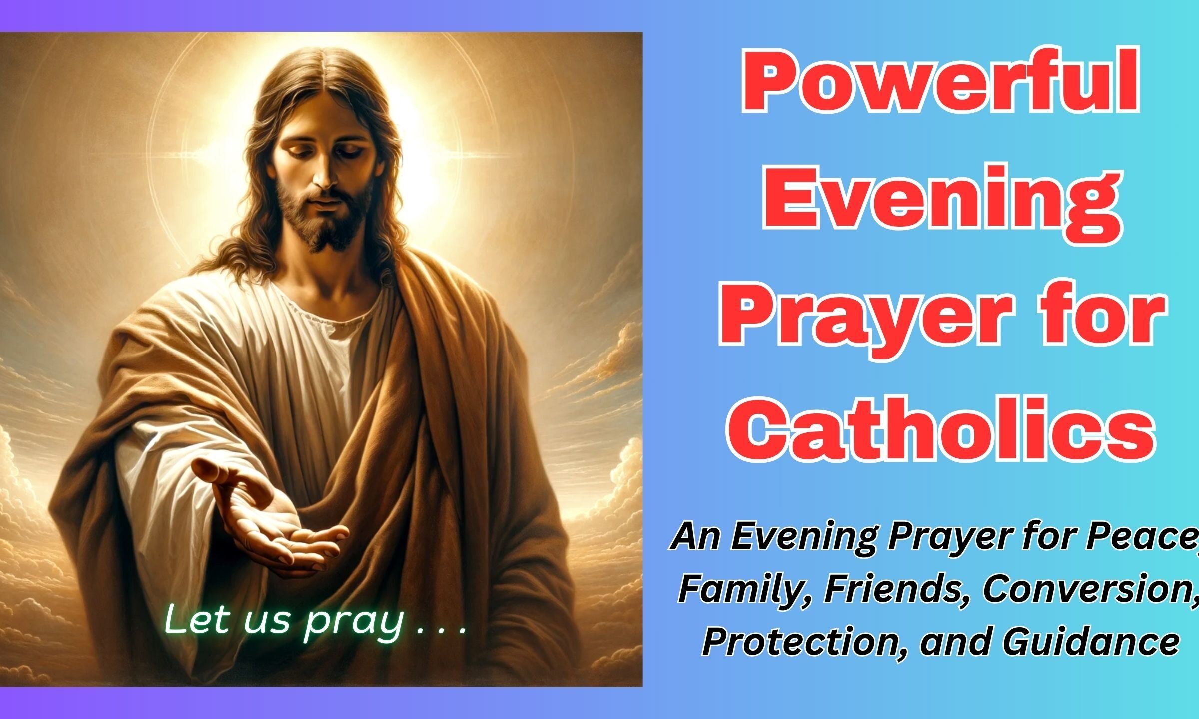 Powerful Evening Prayer for Catholics